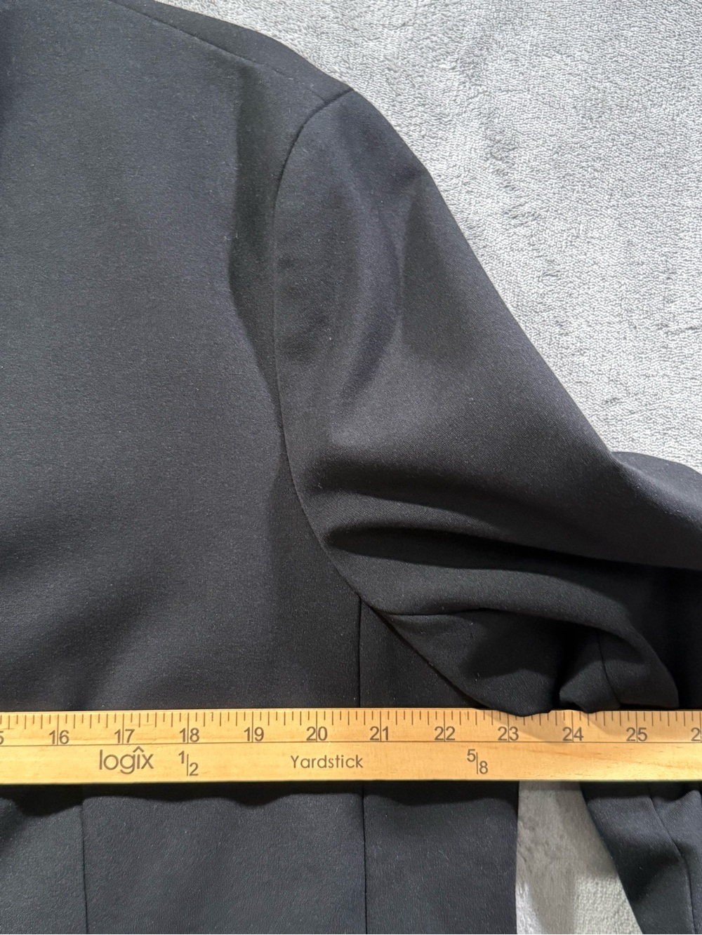 SPANX Perfect Collarless Blazer Womens XL Black Office Stretch Minimalist Career - Picture 2 of 7